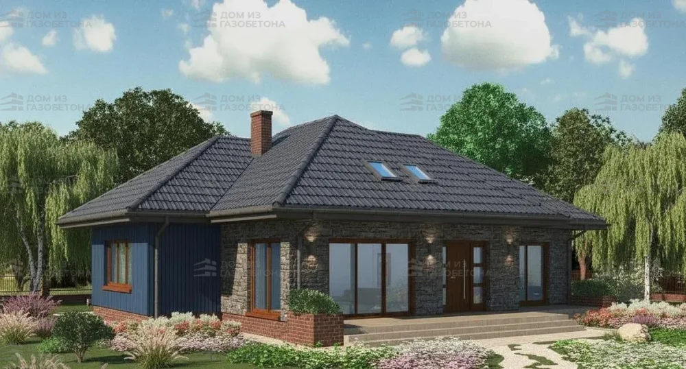 Проект Одноэтажный дом 18 на 14, 151 м2