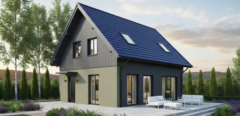 Проект Двухэтажный дом 10 на 10, 165 м2