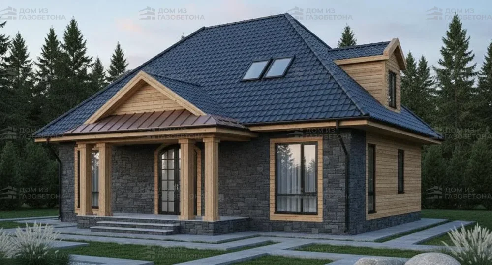 Проект Двухэтажный дом 9 на 12, 142 м2