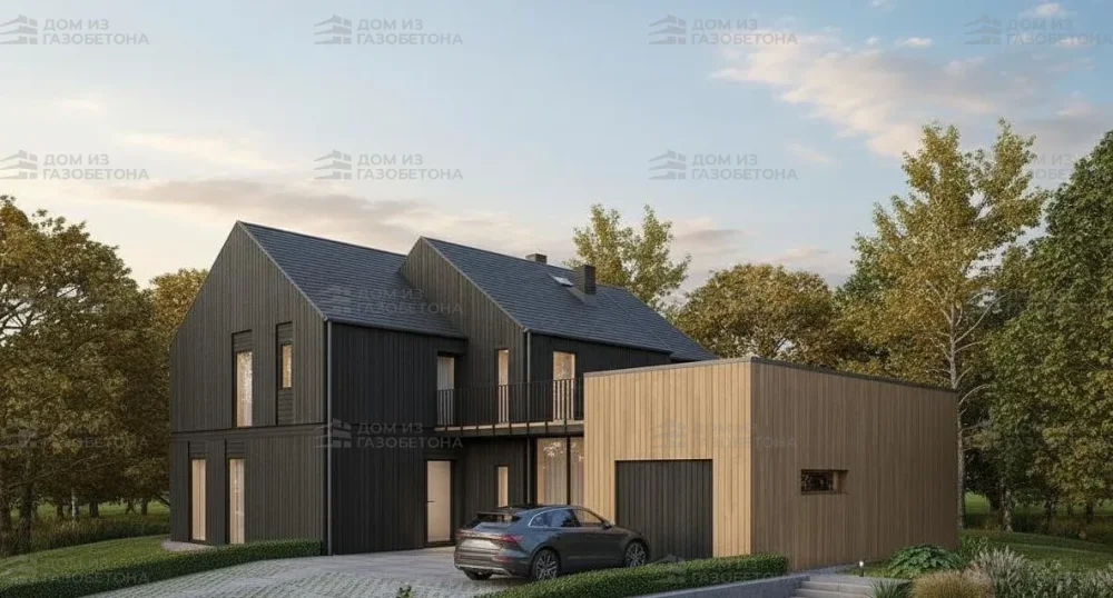 Проект Двухэтажный дом 20 на 18, 219 м2