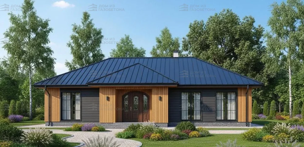 Проект Двухэтажный дом 16 на 17, 258 м2