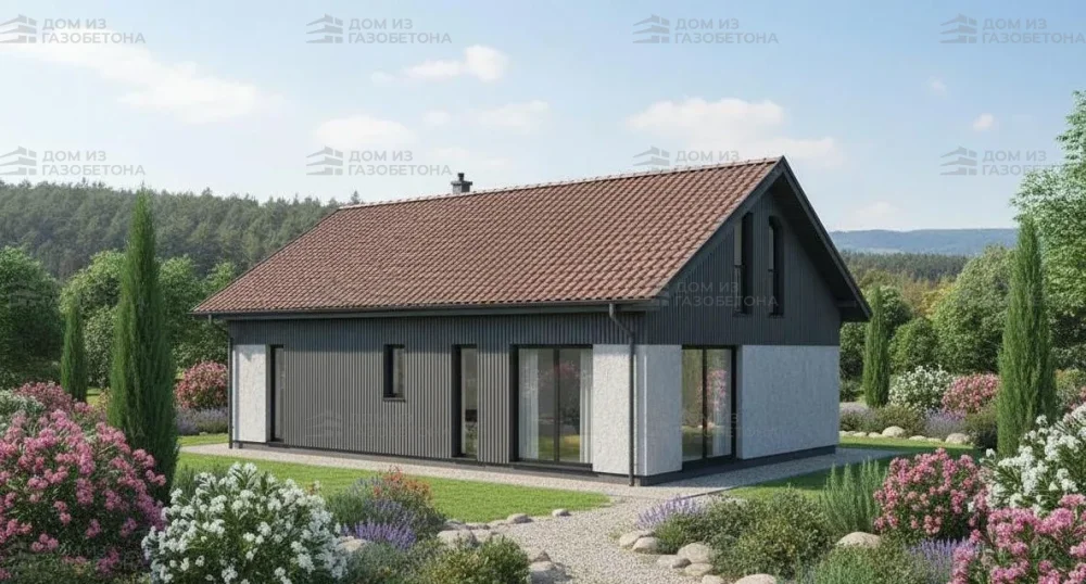 Проект Двухэтажный дом 14 на 10, 153 м2